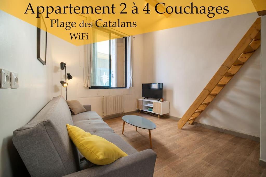 Appartement Tout Equipe Proche De La Plage 2 A 4 Couchages Марсель Екстер'єр фото
